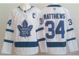 Fanatics Toronto Maple Leafs #34 Auston Matthews with C Patch Jersey White
