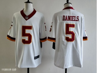 Washington Commanders #5 Jayden Daniels 2025 Alternate Vapor Limited Jersey White