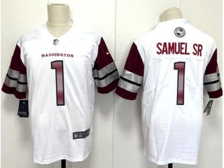 Washington Commanders #1 Deebo Samuel Sr Vapor Limited Jersey White