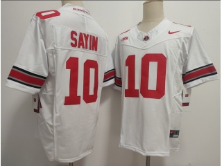 Ohio State Buckeyes #10 Julian Sayin F.U.S.E Limited Jersey White