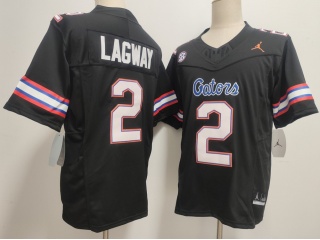 Florida Gators #2 DJ Lagway Vapor F.U.S.E Limited Jersey Black