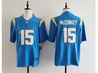 Los Angeles Chargers #15 Ladd McConkey Vapor Limited Jersey Light Blue