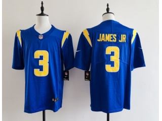 Los Angeles Chargers #3 Derwin James Jr Color Rush Limited Jersey Blue