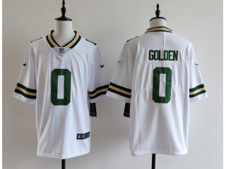 Green Bay Packers #0 Matthew Golden Vapor Limited Jersey White