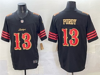 San Francisco 49ers #13 Brock Purdy Rivalry Vapor F.U.S.E. Limited Jersey Black