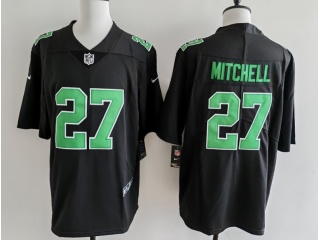 Philadelphia Eagles #27 Quinyon Mitchell Fashion Vapor Limited Jersey Black/Green