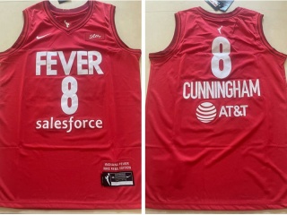 Indiana Fever #8 Sophie Cunningham Jersey Red
