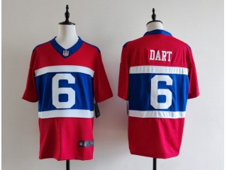 New York Giants #6 Jaxson Dart Vapor Limited Jersey Century Red