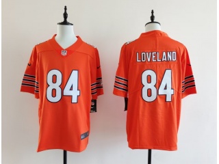 Chicago Bears #84 Colston Loveland Vapor Limited Jersey Orange