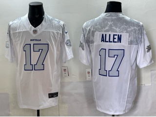 Buffalo Bills #17 Josh Allen Rivals Limited Jersey White