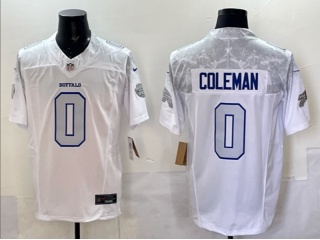 Buffalo Bills #0 Keon Coleman Rivals Limited Jersey White