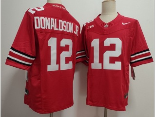 Ohio State Buckeyes #12 CJ Donaldson JR. F.U.S.E Limited Jersey Red