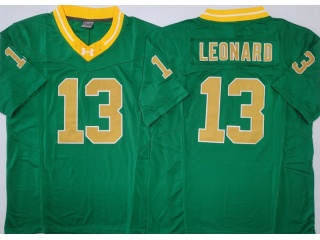Notre Dame Fighting Irish #13 Riley Leonard F.U.S.E Limited Jersey Green