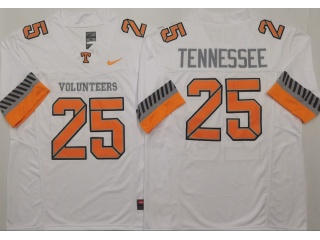 Tennessee Volunteers #25 Tennessee 2025 ‘Smokey Grey Series’ Vapor F.U.S.E Limited Jersey White