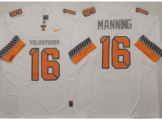 Tennessee Volunteers #16 Peyton Manning 2025 ‘Smokey Grey Series’ Vapor F.U.S.E Limited Jersey White