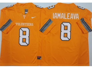 Tennessee Volunteers #8 Nico Iamaleava 2025 ‘Smokey Grey Series’ Vapor F.U.S.E Limited Jersey Orange