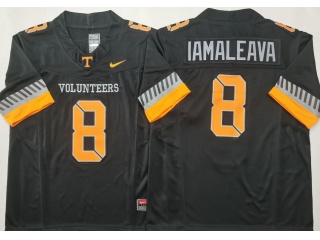 Tennessee Volunteers #8 Nico Iamaleava 2025 ‘Smokey Grey Series’ Vapor F.U.S.E Limited Jersey Black