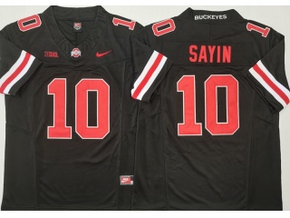 Ohio State Buckeyes #10 Julian Sayin F.U.S.E Limited Jersey Black