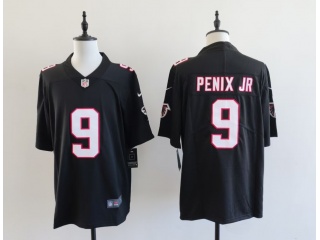 Atlanta Falcons #9 Michael Penix Jr. Throwback Limited Jersey Black