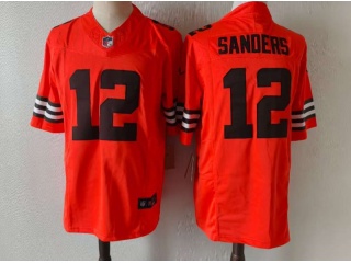 Cleveland Browns #12 Shedeur Sanders Inverted F.U.S.E Limited Jersey Orange