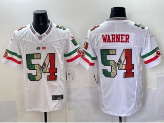 San Francisco 49ers #54 Fred Warner 2025 Mexico Vapor F.U.S.E. Limited Jersey White