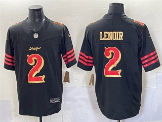 San Francisco 49ers #2 Deommodore Lenoir Rivalry Vapor F.U.S.E. Limited Jersey Black
