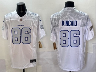 Buffalo Bills #86 Dalton Kincaid Rivalries Limited Jersey White