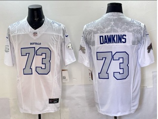 Buffalo Bills #73 Dion Dawkins Rivalries Limited Jersey White
