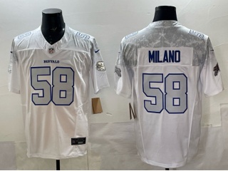 Buffalo Bills #58 Matt Milano Rivalries Limited Jersey White