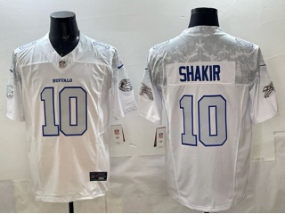 Buffalo Bills #10 Khalil Shakir Rivalries Limited Jersey White