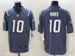 New England Patriots #10 Drake Maye Rivalries Limited Jersey Navy