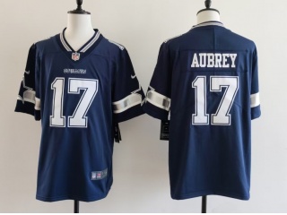 Dallas Cowboys #17 Brandon Aubrey Vapor Limited Jersey Navy