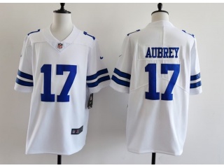 Dallas Cowboys #17 Brandon Aubrey Vapor Limited Jersey White