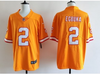 Tampa Bay Buccaneers #2 Emeka Egbuka Throwback Limited Jersey Orange