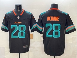 Miami Dolphins #28 De'Von Achane Rivalry Vapor F.U.S.E. Limited Jersey Black