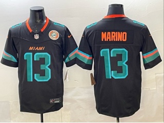Miami Dolphins #13 Dan Marino Rivalry Vapor F.U.S.E. Limited Jersey Black