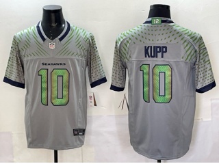 Seattle Seahawks #10 Cooper Kupp Rivalries Vapor F.U.S.E. Limited Jersey Gray