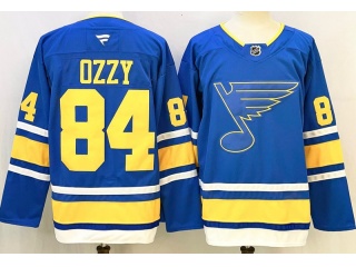 Fanatics St. Louis Blues #84 Ozzy Osbourne Jersey Light Blue