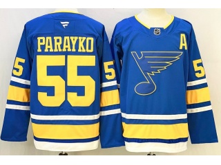Fanatics St.Louis Blues #55 Colton Parayko Jersey Light Blue