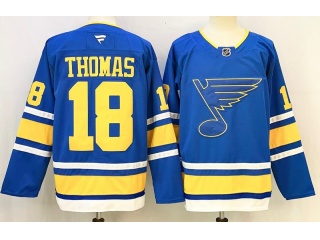 Fanatics St.Louis Blues #18 Robert Thomas Jersey Light Blue