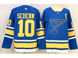 Fanatics St.Louis Blues #10 Brayden Schenn Jersey Light Blue