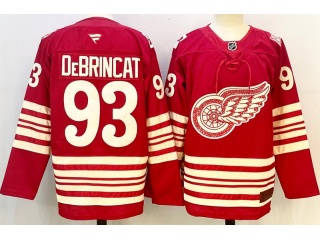 Fanatics Detroit Red Wings #93 Alex DeBrincat Centennial Premium Jersey Red