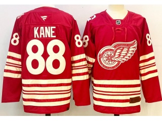 Fanatics Detroit Red Wings #88 Patrick Kane Centennial Premium Jersey Red