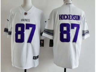 Minnesota Vikings #87 T.J. Hockenson F.U.S.E Limited Jersey White