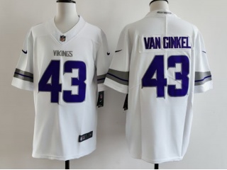 Minnesota Vikings #43 Andrew Van Ginkel F.U.S.E Limited Jersey White