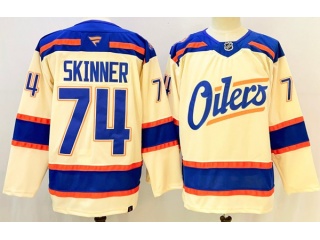 Fanatics Edmonton Oilers #74 Stuart Skinner Jersey Cream
