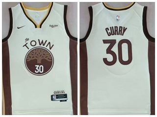 Golden State Warriors #30 Stephen Curry 2025-26 City Jersey White