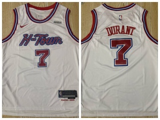 Houston Rockets #7 Kevin Durant 2025-26 City Jersey White