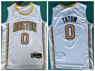 Boston Celtics #0 Jayson Tatum 2025-26 City Jersey White