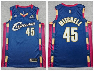 Cleveland Cavaliers #45 Donovan Mitchell Classic Jersey Navy